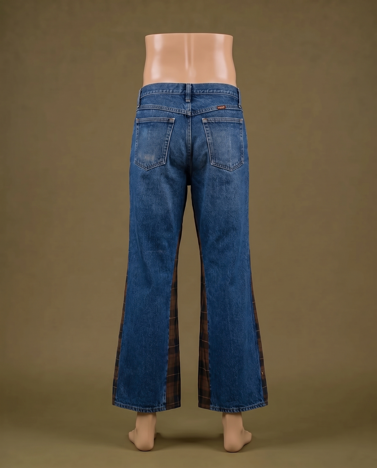 Turquoise Corduroy Cargo Trousers