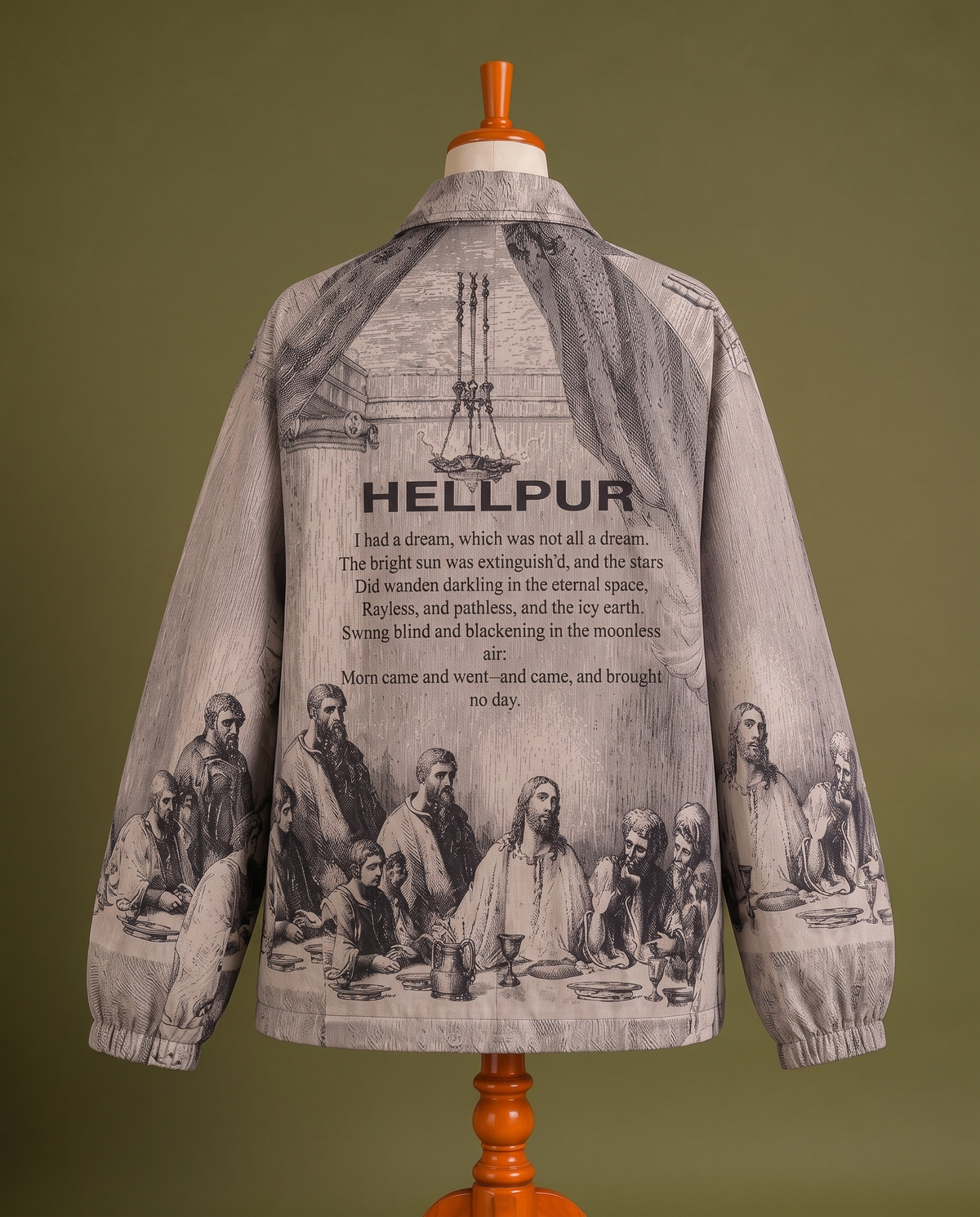 Printed jacket, back